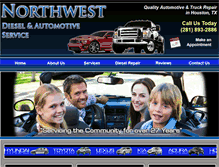 Tablet Screenshot of nwdieselandauto.com